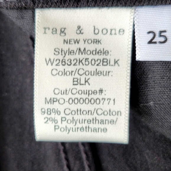 Rag & bone Jeans Nina High Rise Skinny Zip Side - Picture 7 of 10